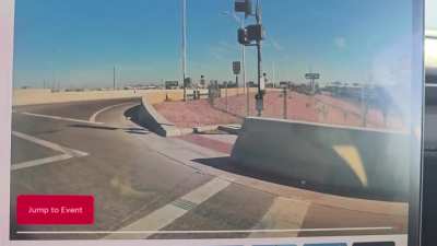 On my commute a few min ago. On the bright side, the car made space for him to go. I Initially thought he did the thank you wave.