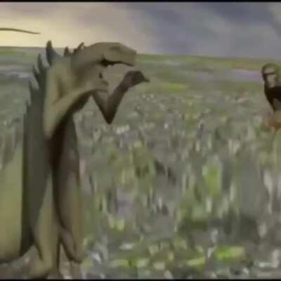 Cara, o supertcholagamers postou isso a 3 meses atrás, seria ele um vidente que previu godzilla vs kong ?