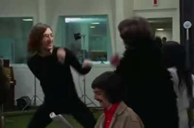 gonna tell my kids this is how the beatles broke up