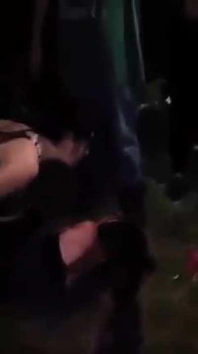 girl is lured to the woods and beaten for messing with and snitching on the aggressor’s ‘man’
