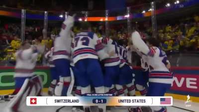 Tage Thompson scores in OT win gold at the Men's World Championship for the USA for the first time since 1933