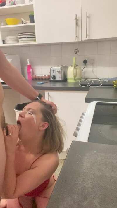 His load was so thick I couldn’t open my eye 👁 💦