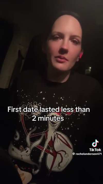 First date lasted 2 minutes