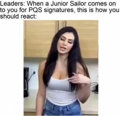 Fraternization training for the day: