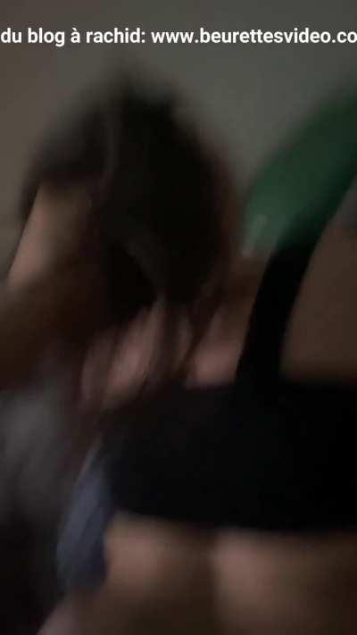 White slut is dominated while she is Arab bred