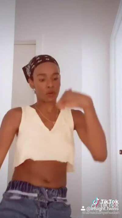 I did the slow mo, count the nip slips!