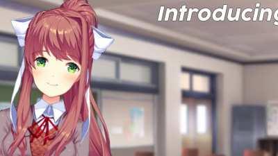 So I gave Monika enhanced animation physics.