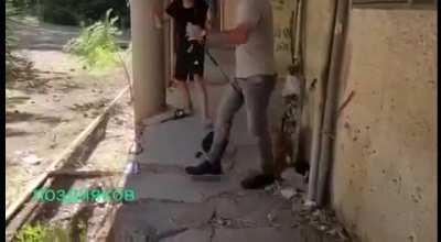 He was warning him...in russian