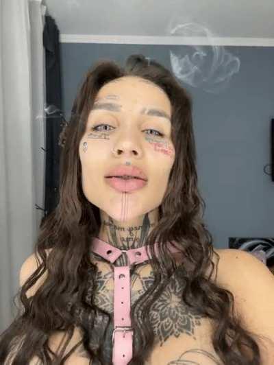 Smoking girl is the horniest one