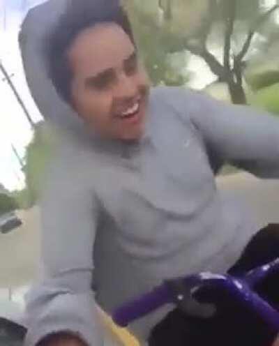 DBS hanging on sideways