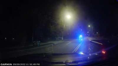 Kid blew a .19 and got arrested after backing into me. Cops happen to be passing by just in time to witness everything.