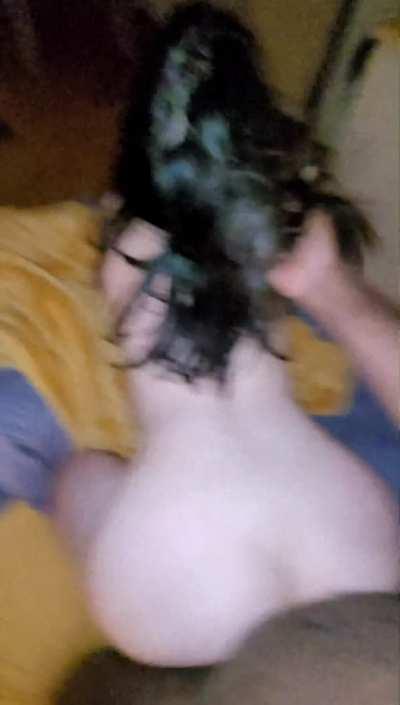 love when I pull her hair