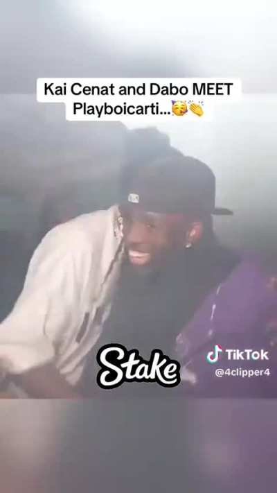 Kai Cenat and Dabo meet Playboi Carti at Rolling Loud