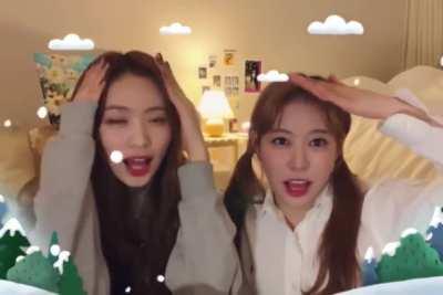 Bora and May playing with filters