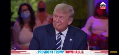 I think even Trump cringed