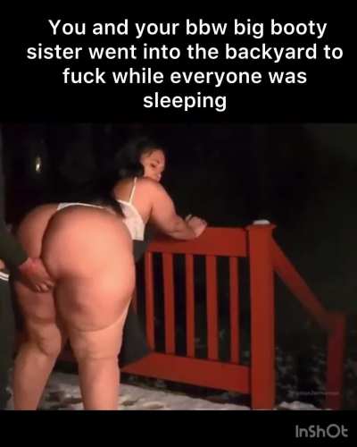 Sneaking in the backyard