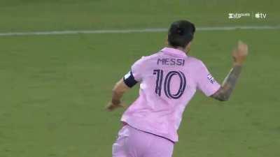 Yank here. Why did Messi almost set up a Sui celebration here?