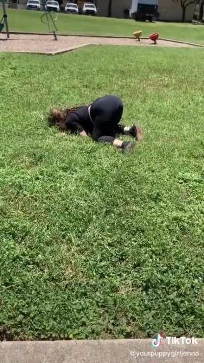 You can even hear kids in the background yelling 