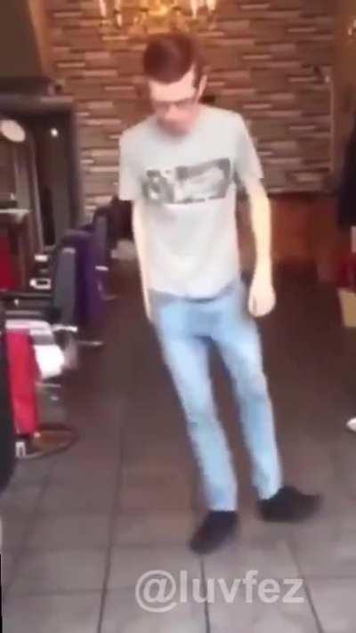 He kinda fresh doe 😳