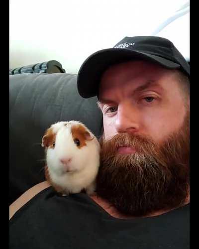 Rella and I playing in the camera. 