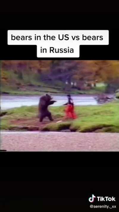 A normal Russian bear.