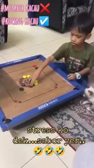 Susahlah nak menang emas macam ni.