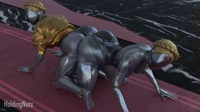 Ballerina Twins (HoldingNuts)