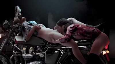 Claire Getting Sherry Off [Resident Evil] (SelfdrillingSMS)