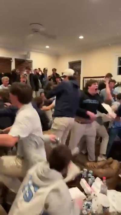 Fraternity watch party - UNC v Duke