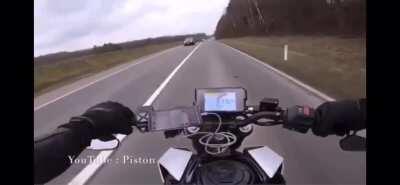 Volume up. Check out the speedometer!