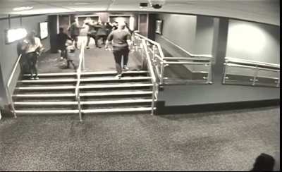 Brawl in a Cinema Corridor