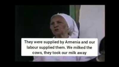 A woman from the only Russian village in Karabakh (Levonarkh) tells us what Russians had to suffer from Karabakh Armenians. For a short time in 1992, the village was liberated by Azerbaijanis, Russians were evacuated to prevent the possible massacre. Toda