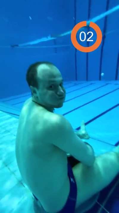 Sledding underwater? Why not?