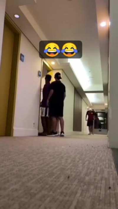 They were ready to kick his ass, but...