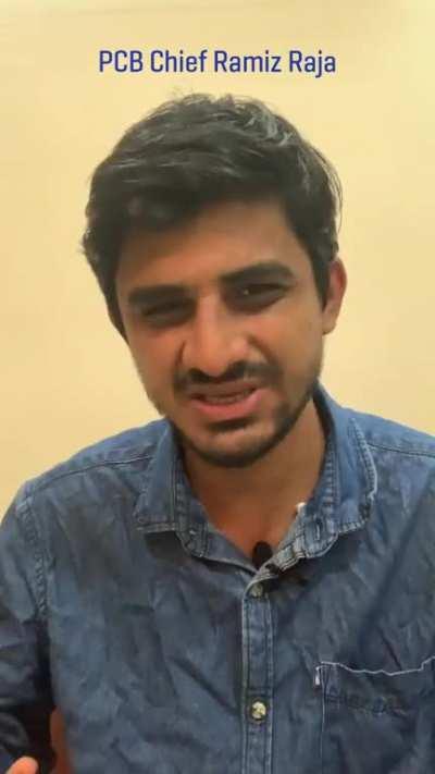 Will the real Ramiz Raja please stand up?Aaj duggal sahaab youtuber hai(today duggal sahaab is a youtuber)