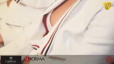 Anastasia Kaprova (Russian Singer) Downblouse 1 From Serebro Interview The Cameraman Panned Up To A Bra And Boob And Then Anastasia's Face