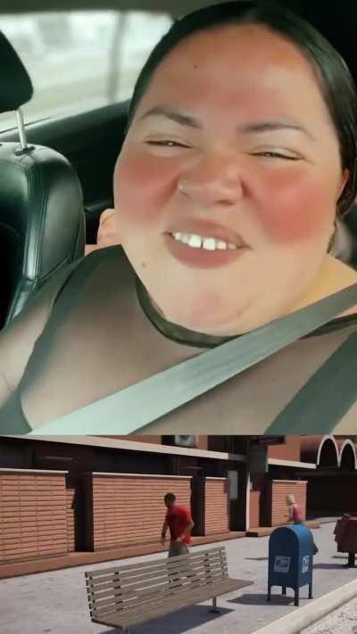 olha pra frente, moça!