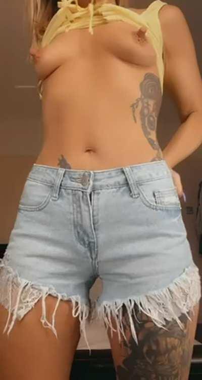 I hope you like small natural Milf boobs.