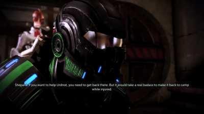 One of my favorite aspects of replaying this series is taking different squadmates on missions in the hopes of witnessing funny dialogue like this