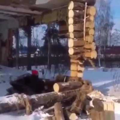 In mother Russia, house destroy you