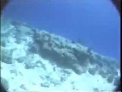 POV you're working on a propeller and some damn fool turns it on - eerie footage from 1991