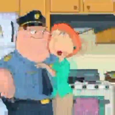 Peter is now a cop. 