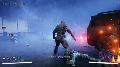 On the Batcycle, do you take down the Freaks?