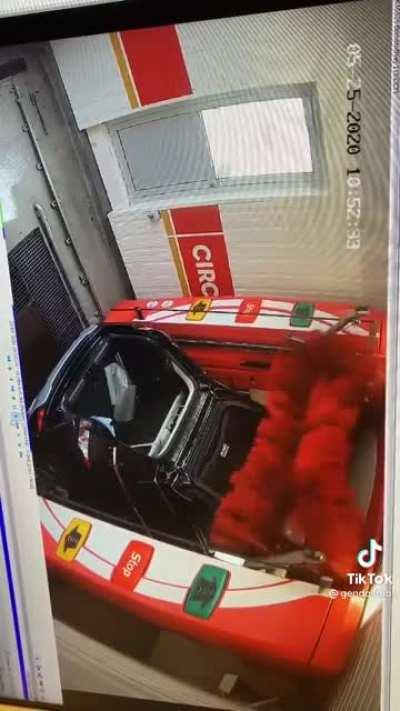 Opening your trunk in the car wash