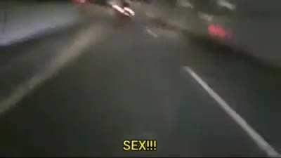 man screaming down tunnel to become sex (EXTREMELY LOUD WARNING)