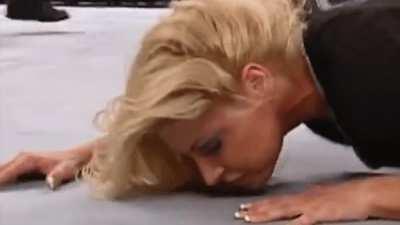 Trish gasping for air...