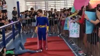 Cosplayer really got into the character