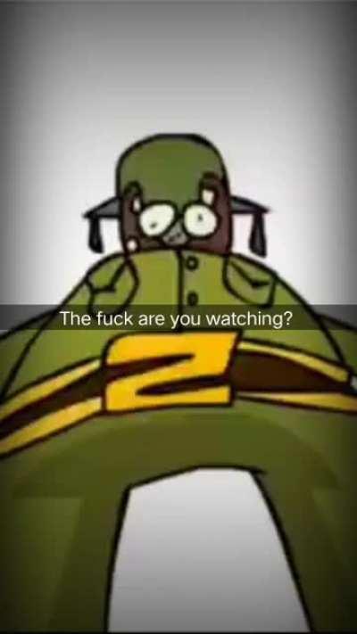 Foot soldier questions your motives