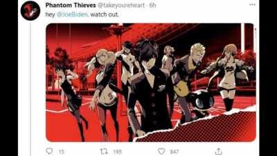 there are blue helmets outside my house