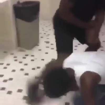 High school bathroom fight